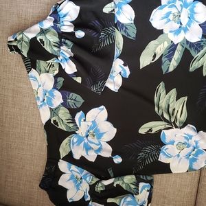 Off the shoulder floral top